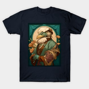 The Other Art Nouveau Bearded Dodo Professor T-Shirt